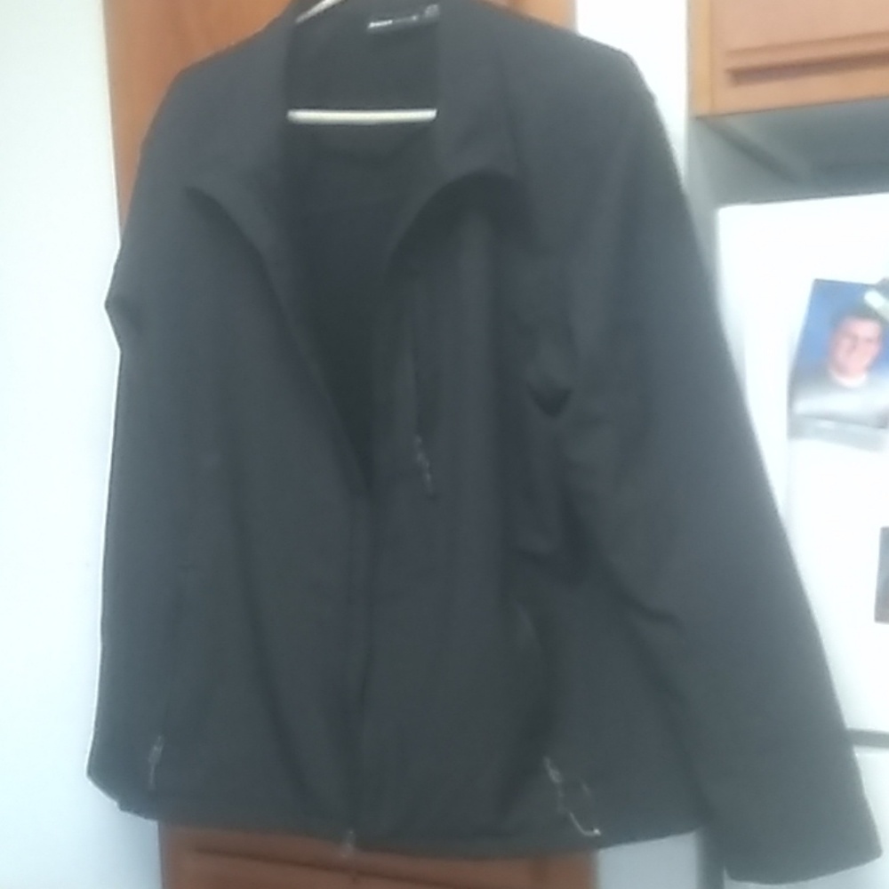 Men's black coat/jacket Swiss tech